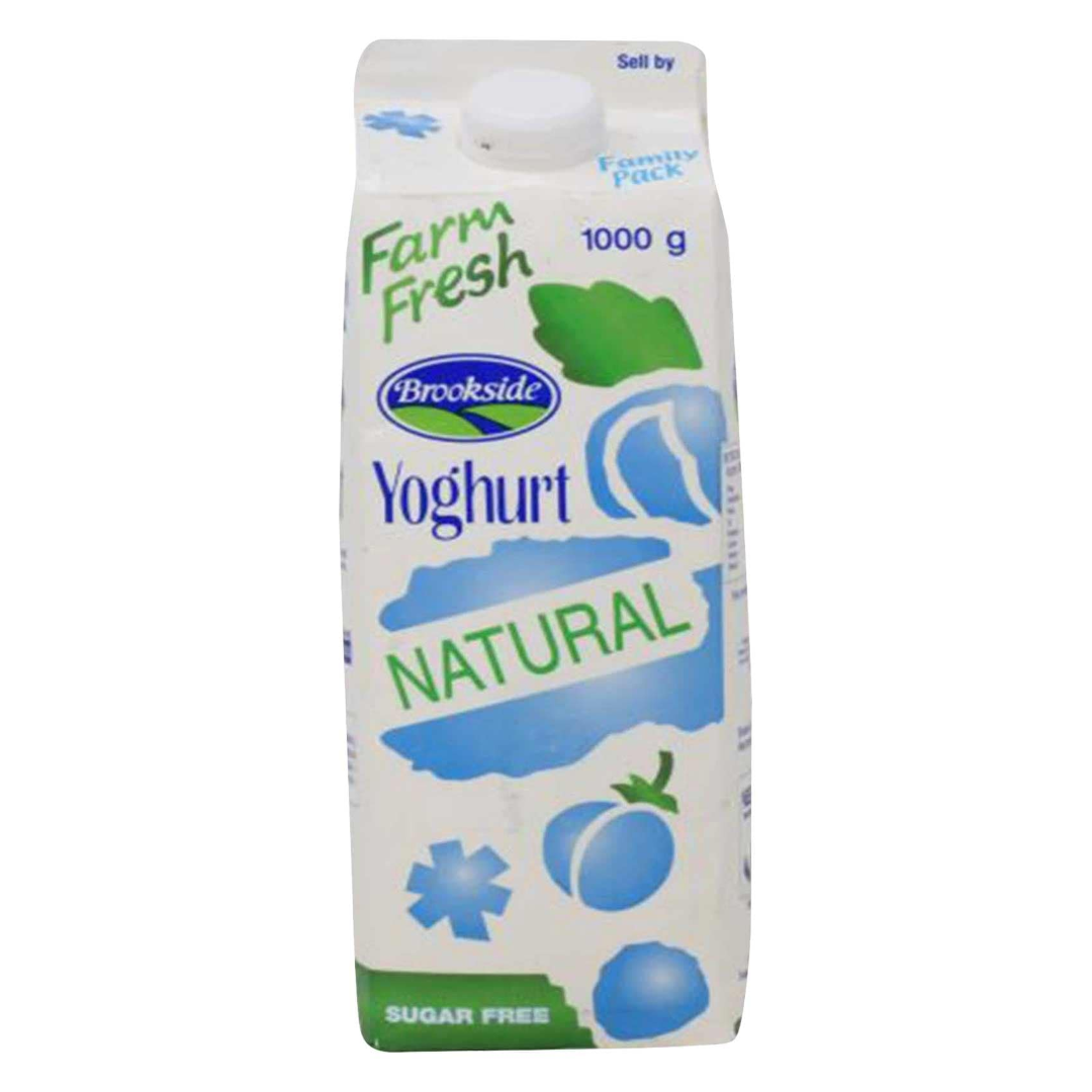 BROOKSIDE NATURAL YOGHURT  1LT